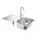 Комплект кухонної мийки і змішувача Grohe K200 (31562SD1) - Фото 1